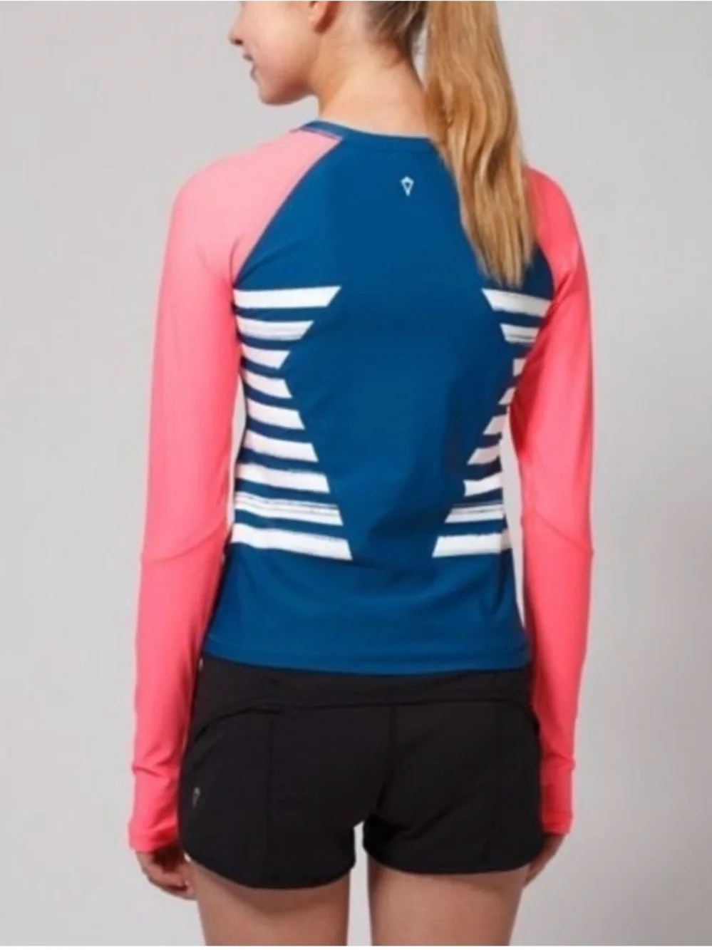 Ivivva Jet Set Blue Underwater Paradise Rashguard